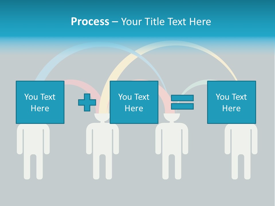 Exchange Circle Think PowerPoint Template