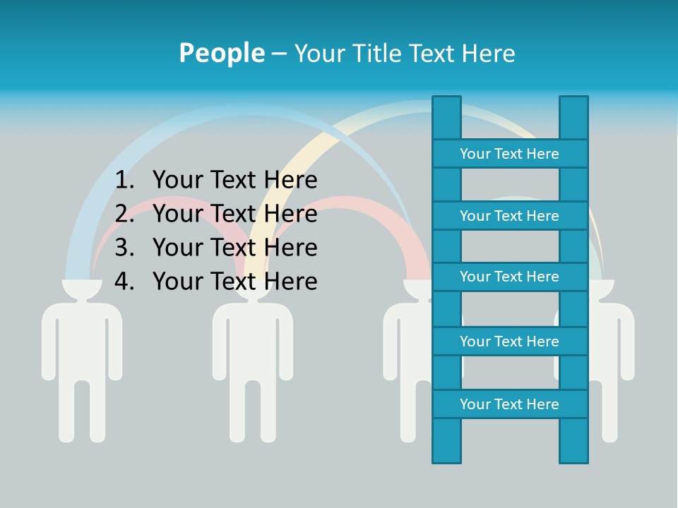 Exchange Circle Think PowerPoint Template