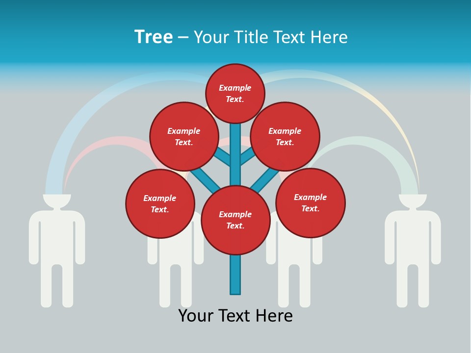 Exchange Circle Think PowerPoint Template