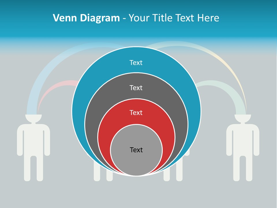 Exchange Circle Think PowerPoint Template