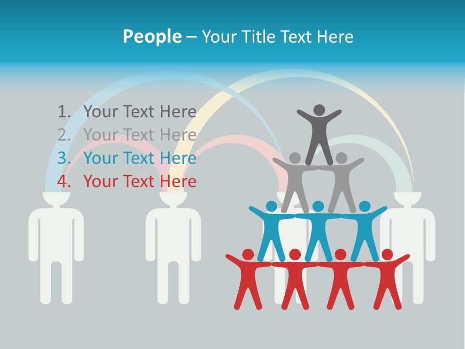 Exchange Circle Think PowerPoint Template