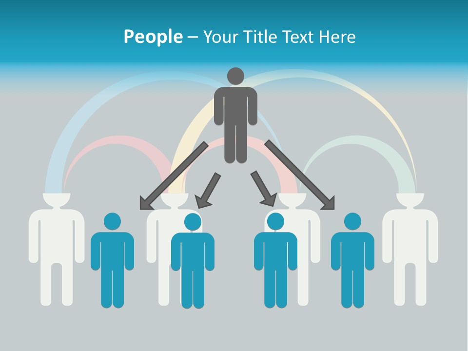 Exchange Circle Think PowerPoint Template