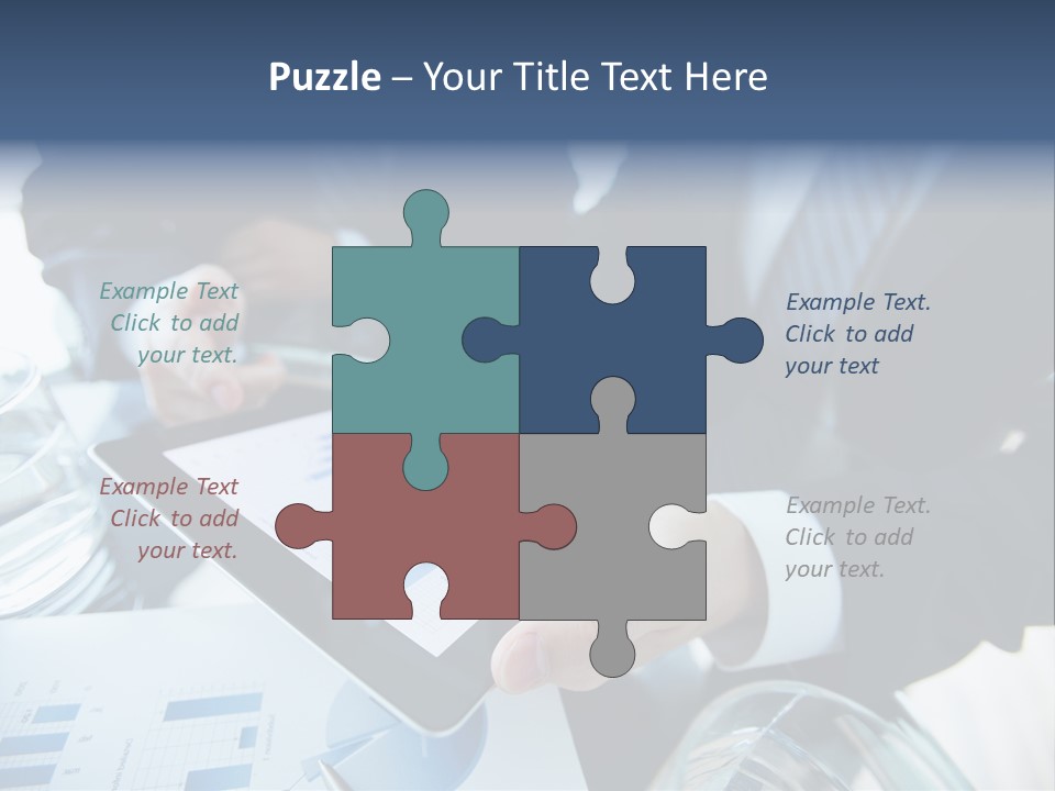 Modern Data Busy PowerPoint Template