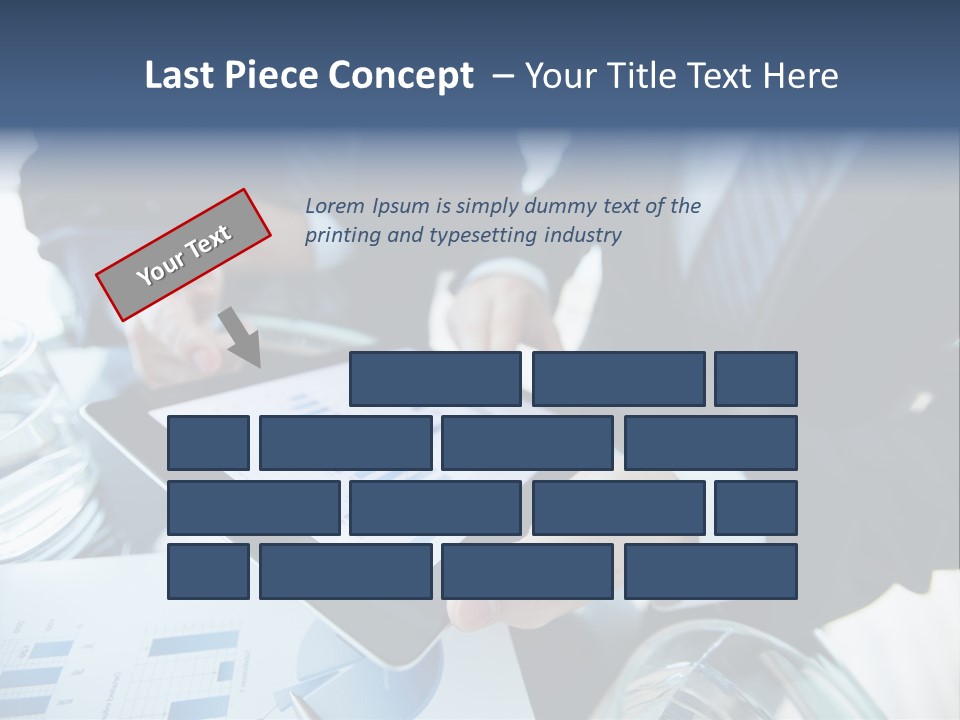 Modern Data Busy PowerPoint Template