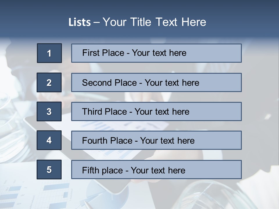 Modern Data Busy PowerPoint Template