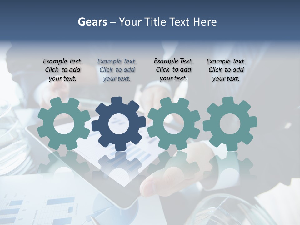 Modern Data Busy PowerPoint Template