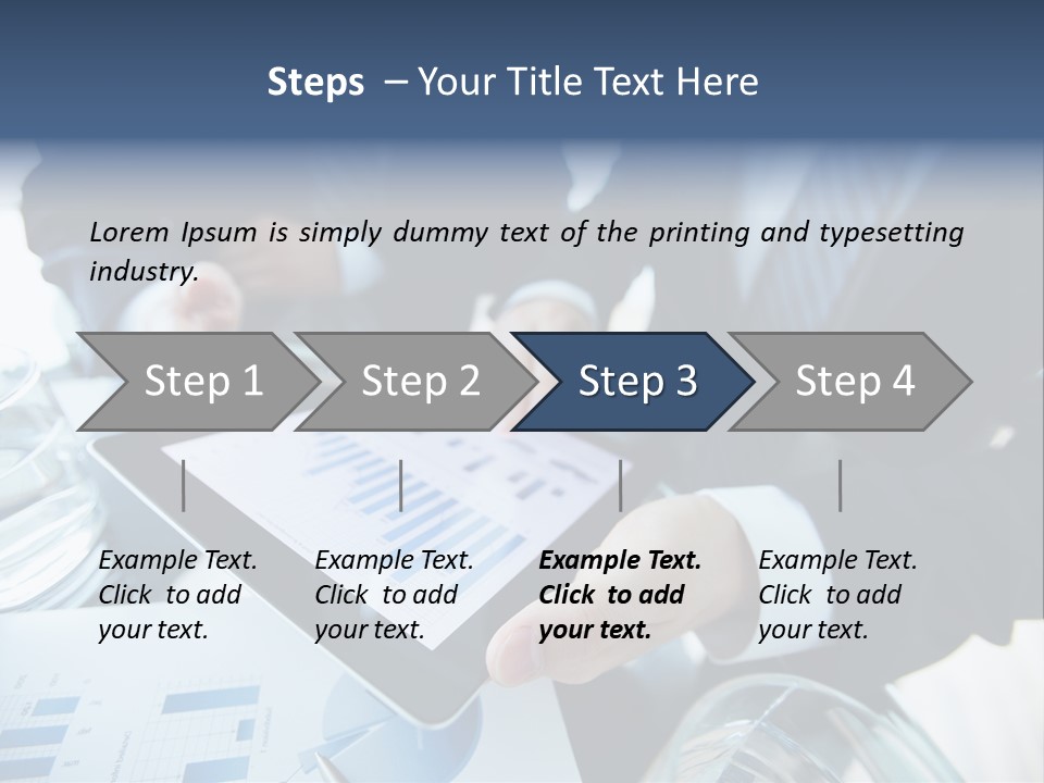 Modern Data Busy PowerPoint Template