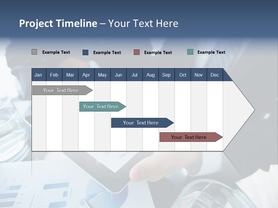 Modern Data Busy PowerPoint Template