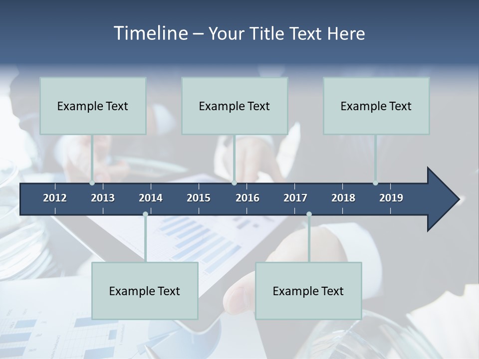 Modern Data Busy PowerPoint Template