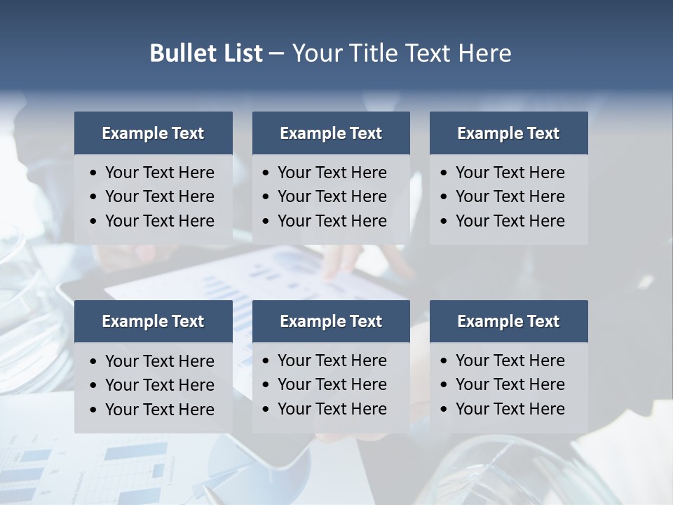 Modern Data Busy PowerPoint Template