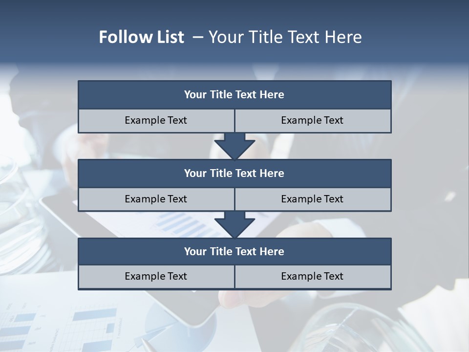 Modern Data Busy PowerPoint Template