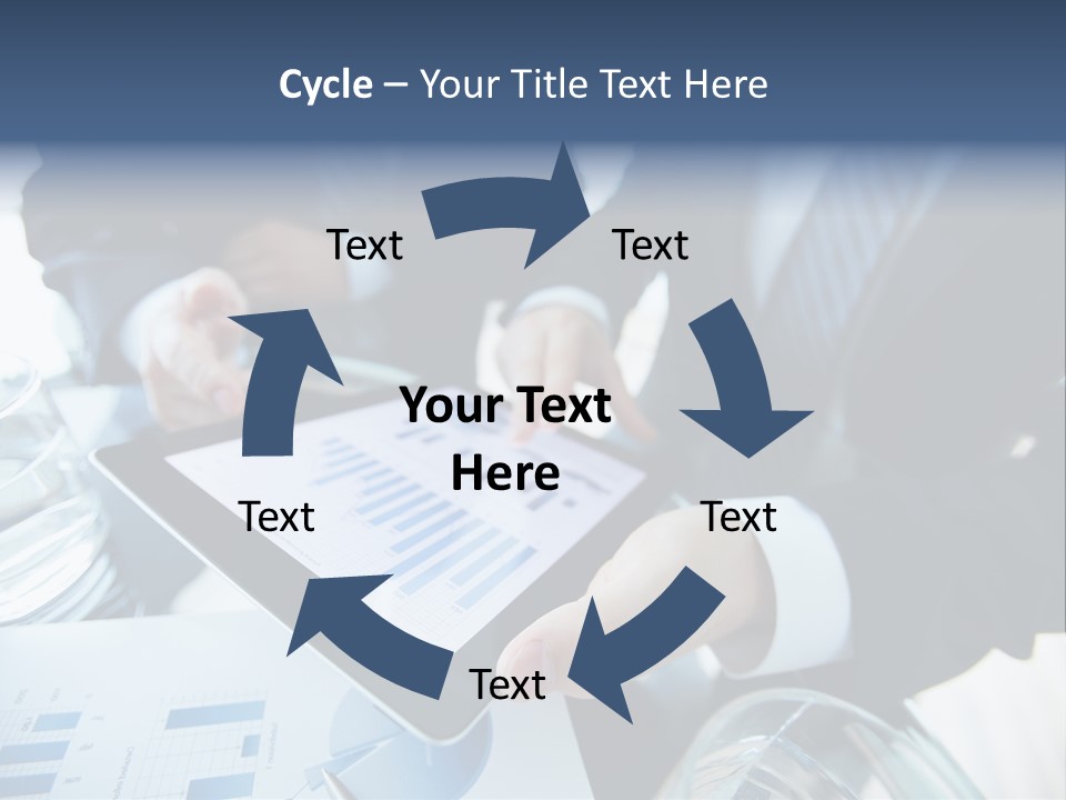 Modern Data Busy PowerPoint Template