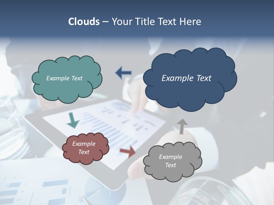 Modern Data Busy PowerPoint Template