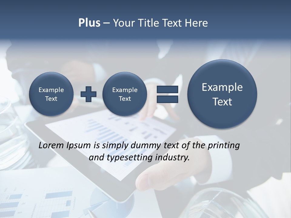 Modern Data Busy PowerPoint Template