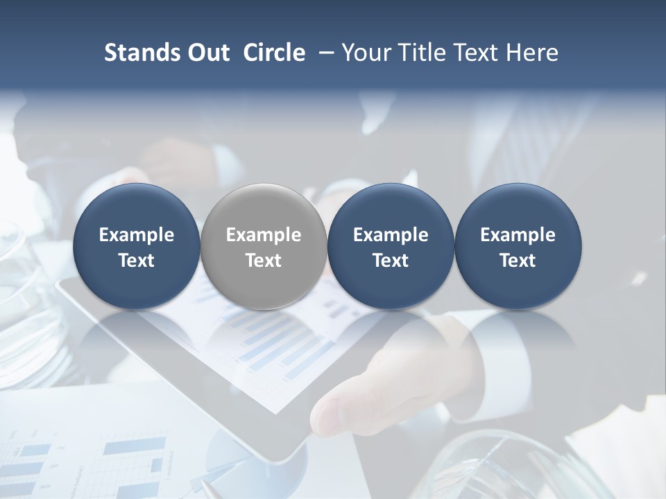 Modern Data Busy PowerPoint Template