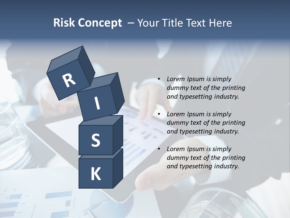 Modern Data Busy PowerPoint Template