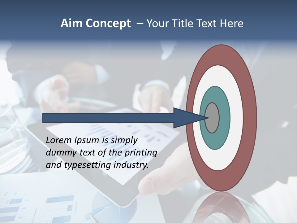 Modern Data Busy PowerPoint Template