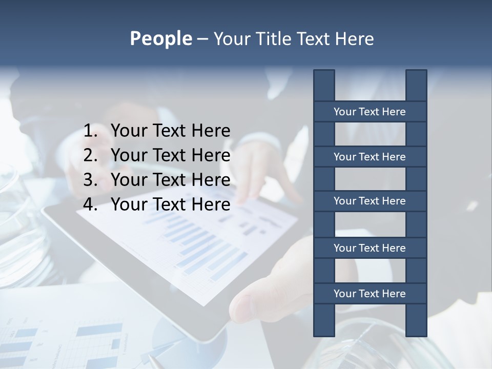 Modern Data Busy PowerPoint Template