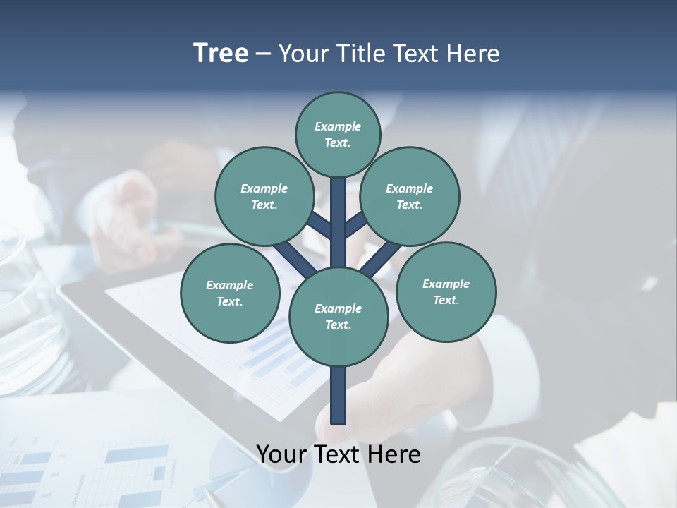 Modern Data Busy PowerPoint Template