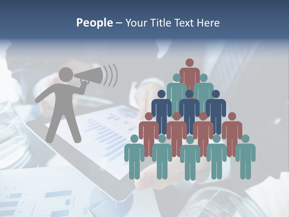 Modern Data Busy PowerPoint Template