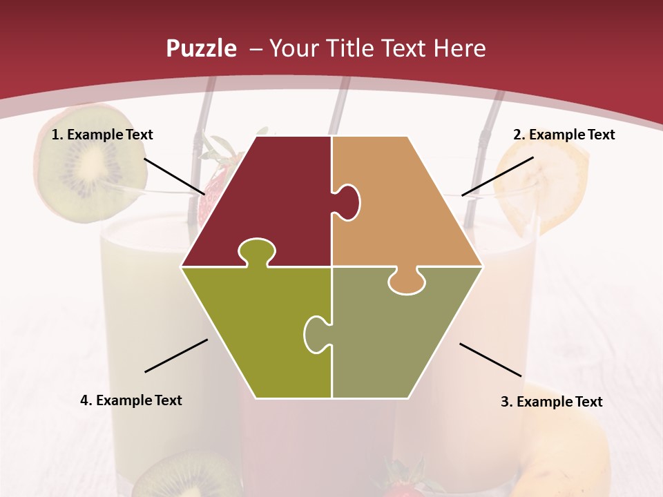 Dessert Mixed Glass PowerPoint Template