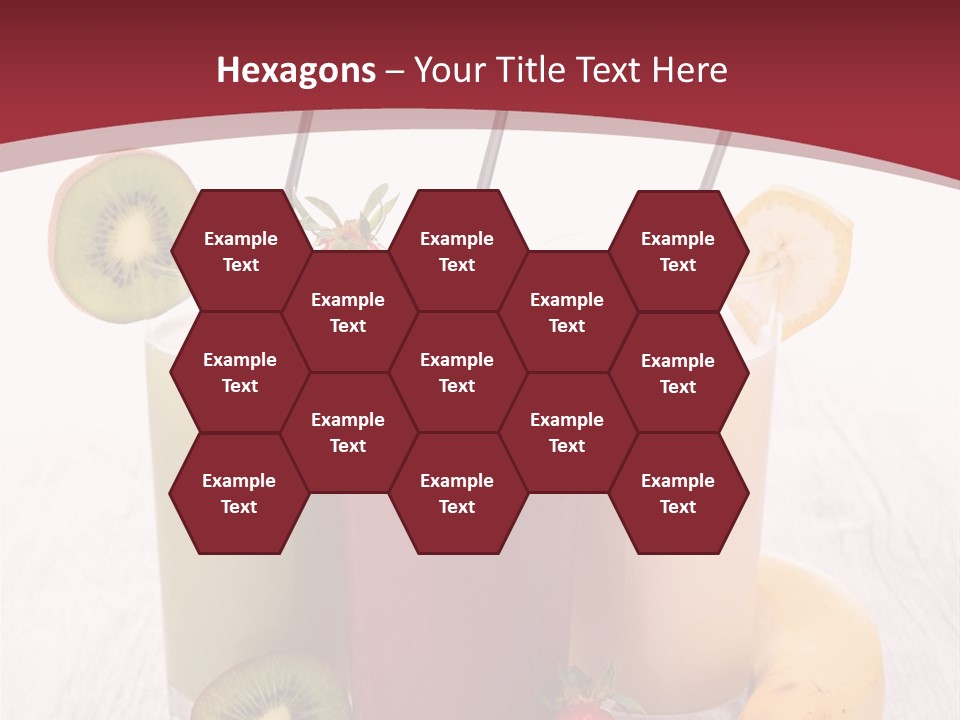 Dessert Mixed Glass PowerPoint Template