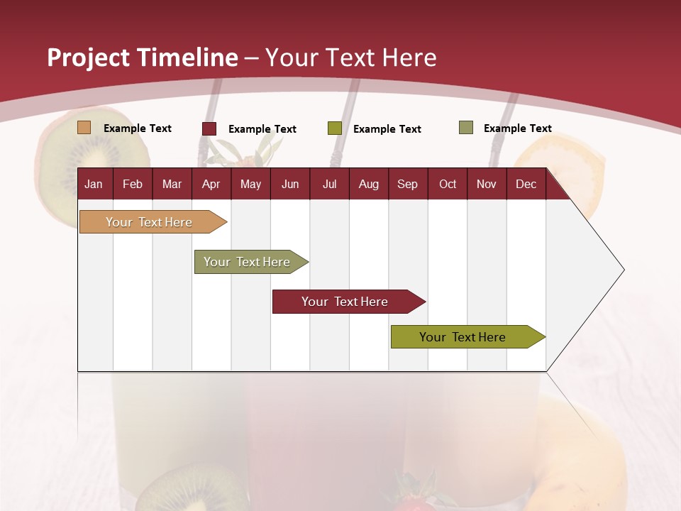 Dessert Mixed Glass PowerPoint Template