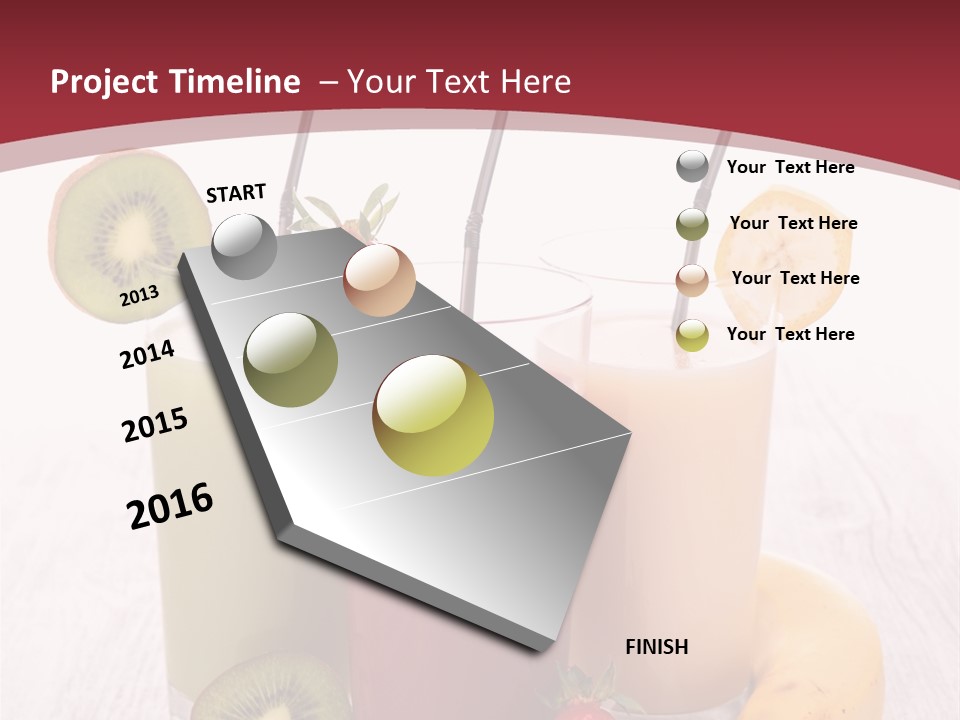 Dessert Mixed Glass PowerPoint Template