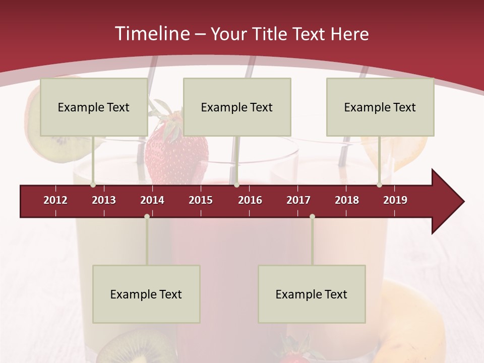 Dessert Mixed Glass PowerPoint Template