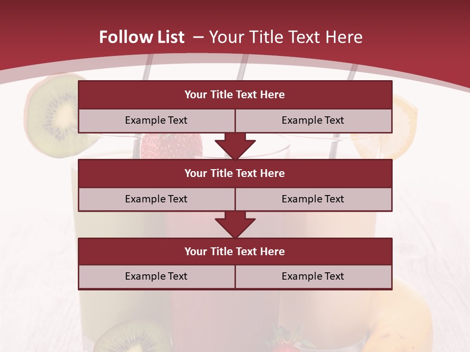 Dessert Mixed Glass PowerPoint Template
