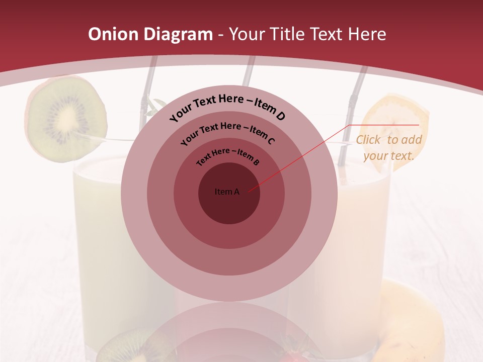 Dessert Mixed Glass PowerPoint Template