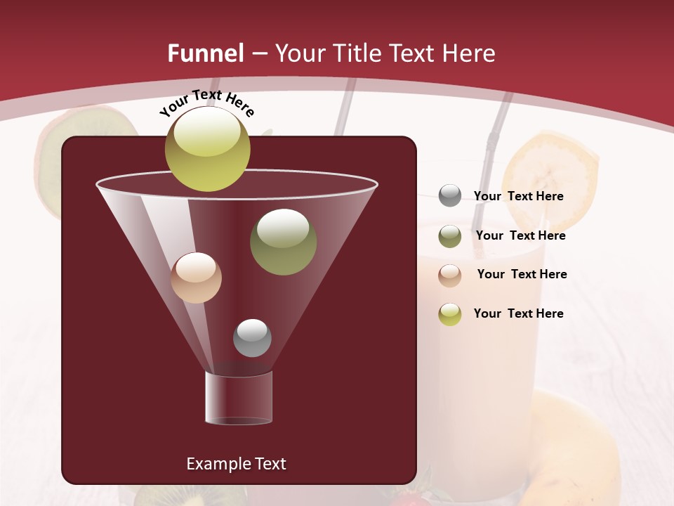 Dessert Mixed Glass PowerPoint Template