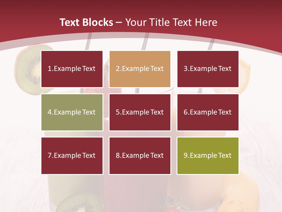 Dessert Mixed Glass PowerPoint Template