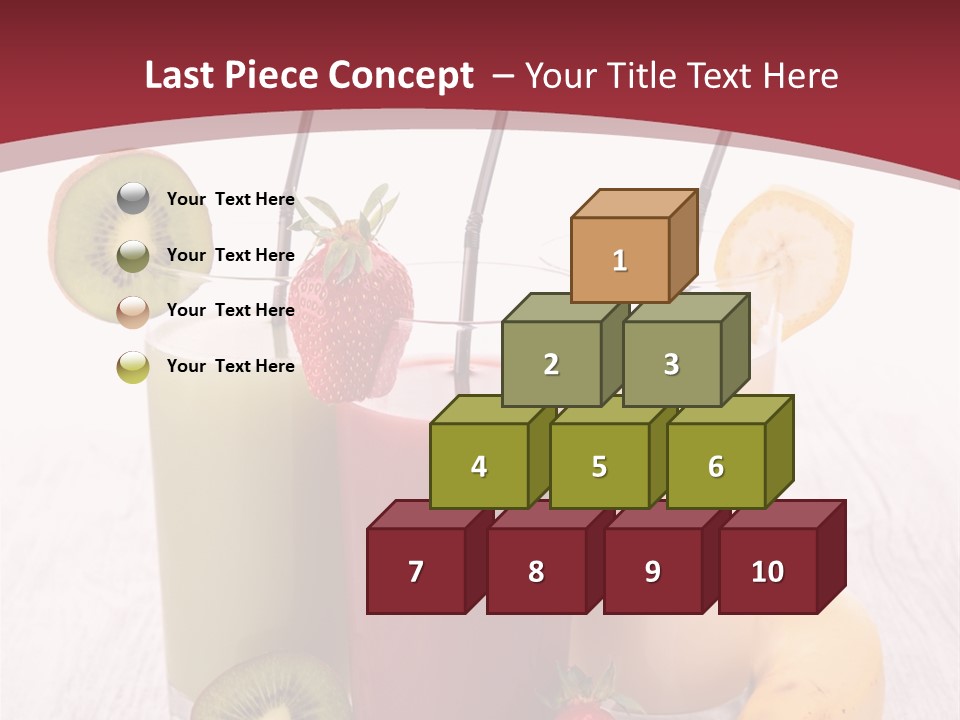 Dessert Mixed Glass PowerPoint Template