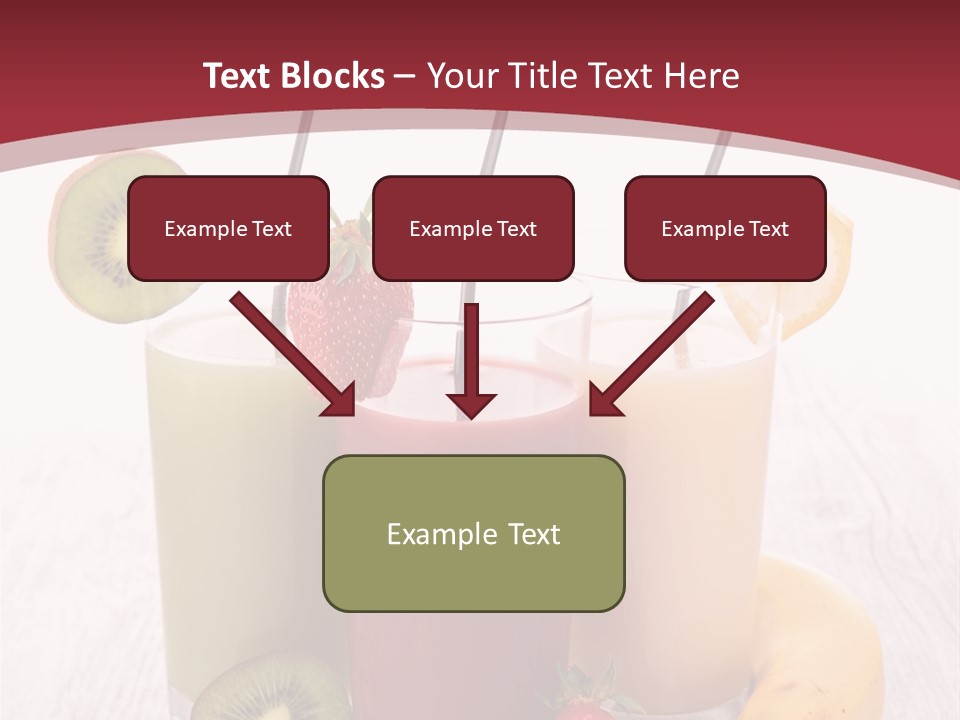 Dessert Mixed Glass PowerPoint Template