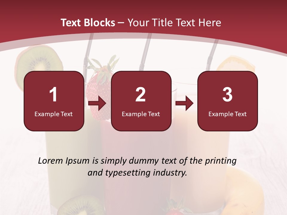 Dessert Mixed Glass PowerPoint Template