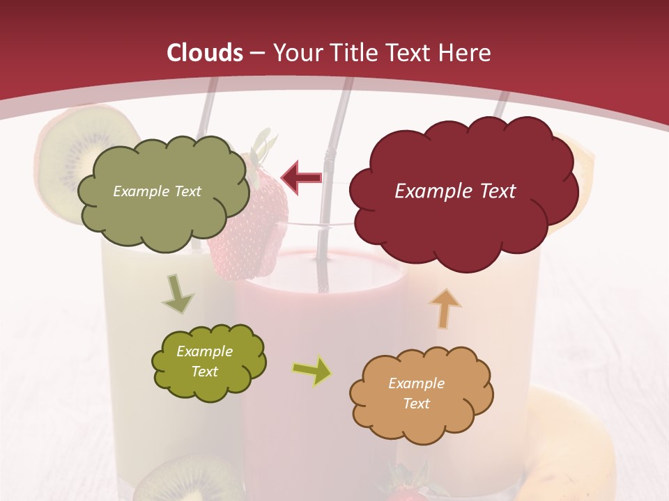 Dessert Mixed Glass PowerPoint Template