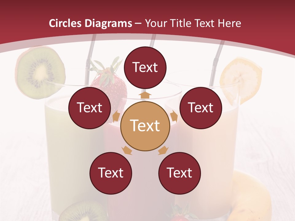 Dessert Mixed Glass PowerPoint Template