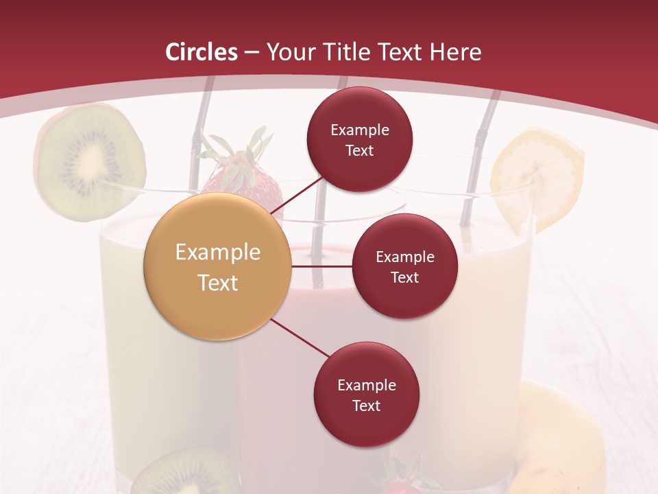 Dessert Mixed Glass PowerPoint Template