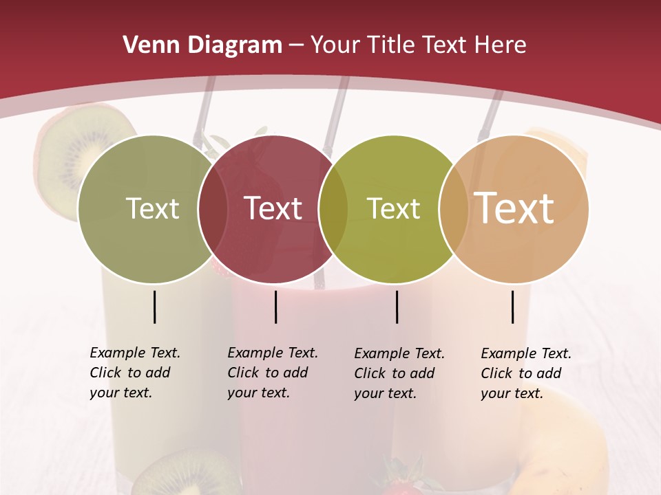 Dessert Mixed Glass PowerPoint Template