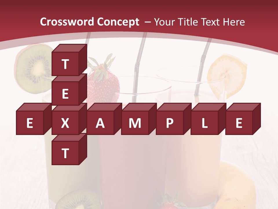 Dessert Mixed Glass PowerPoint Template