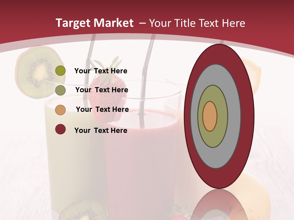 Dessert Mixed Glass PowerPoint Template