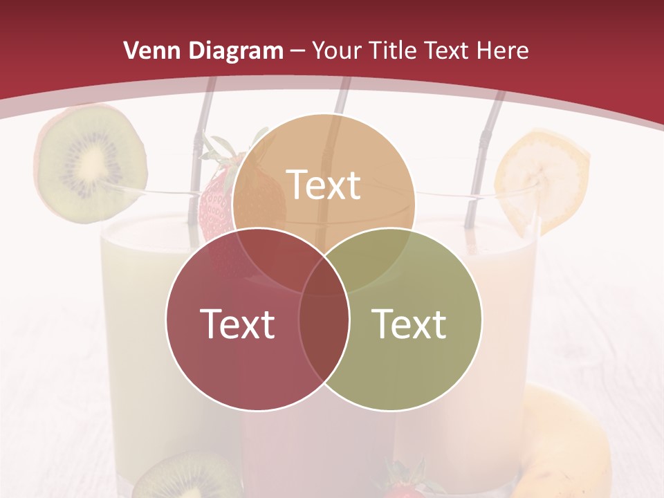 Dessert Mixed Glass PowerPoint Template
