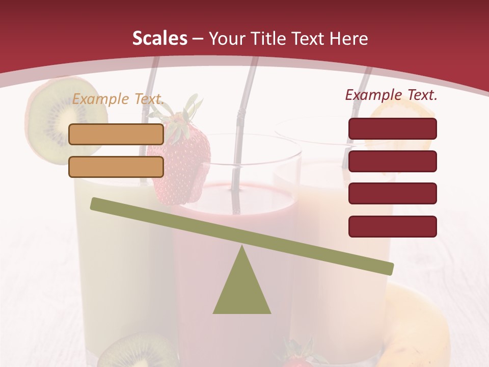 Dessert Mixed Glass PowerPoint Template