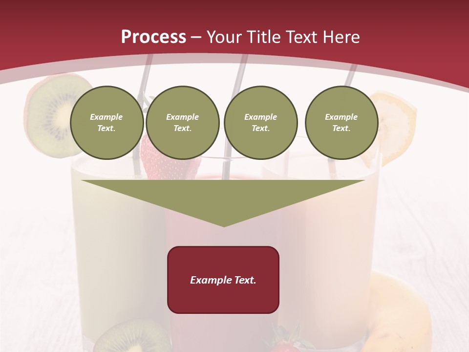Dessert Mixed Glass PowerPoint Template