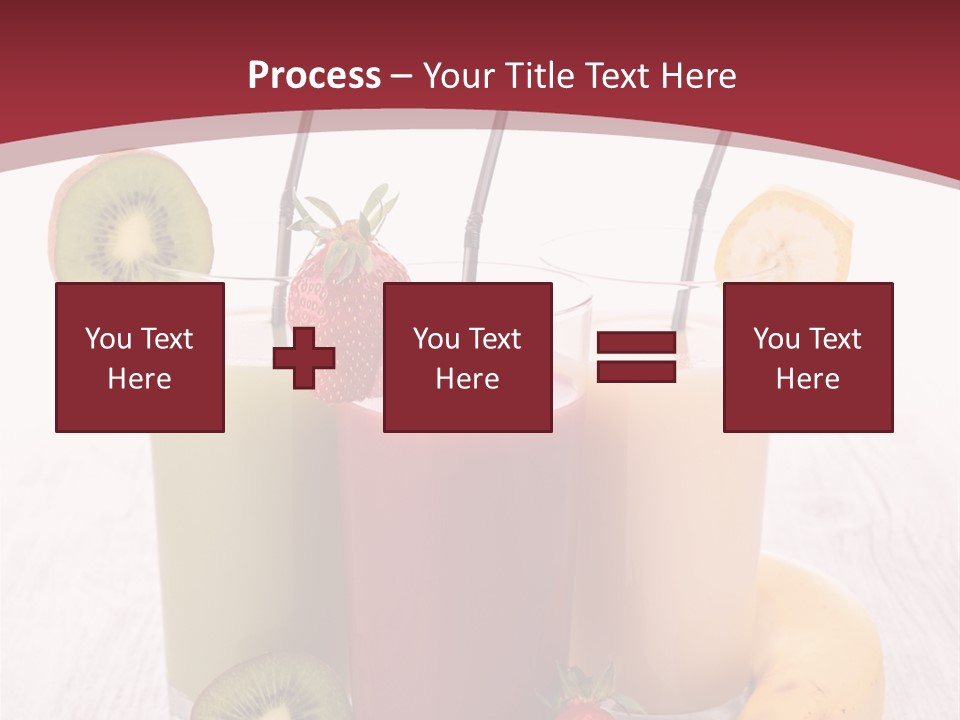 Dessert Mixed Glass PowerPoint Template