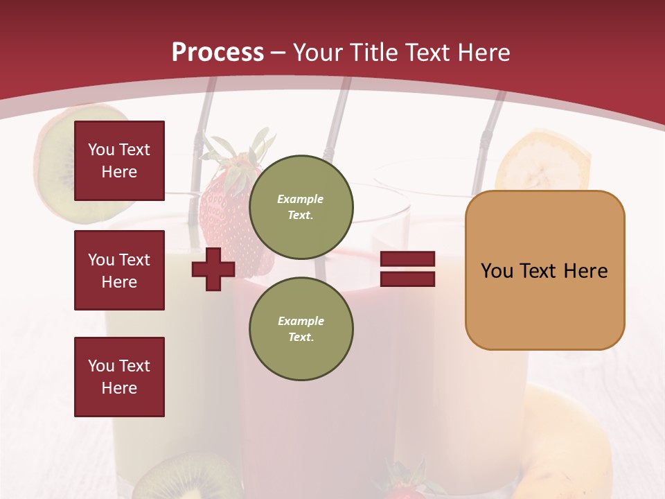 Dessert Mixed Glass PowerPoint Template