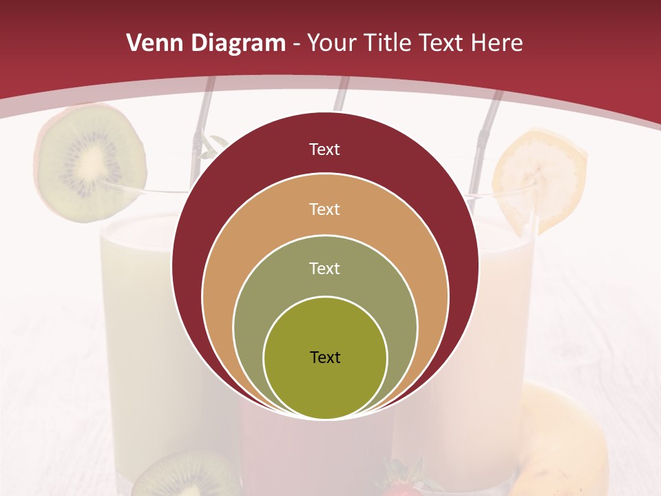 Dessert Mixed Glass PowerPoint Template