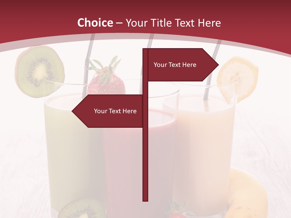 Dessert Mixed Glass PowerPoint Template