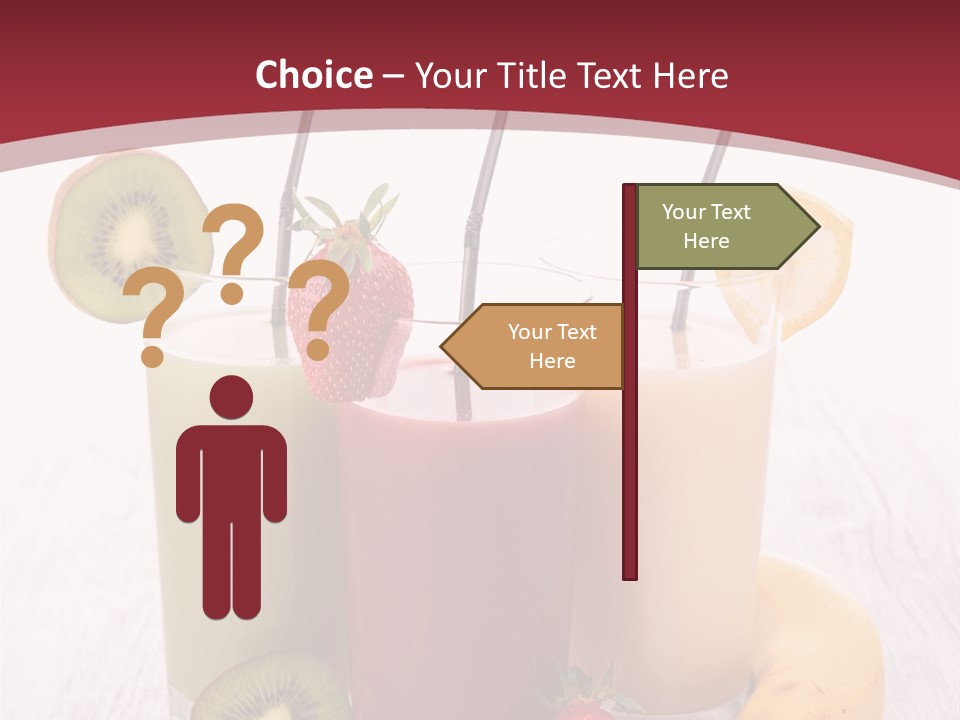 Dessert Mixed Glass PowerPoint Template